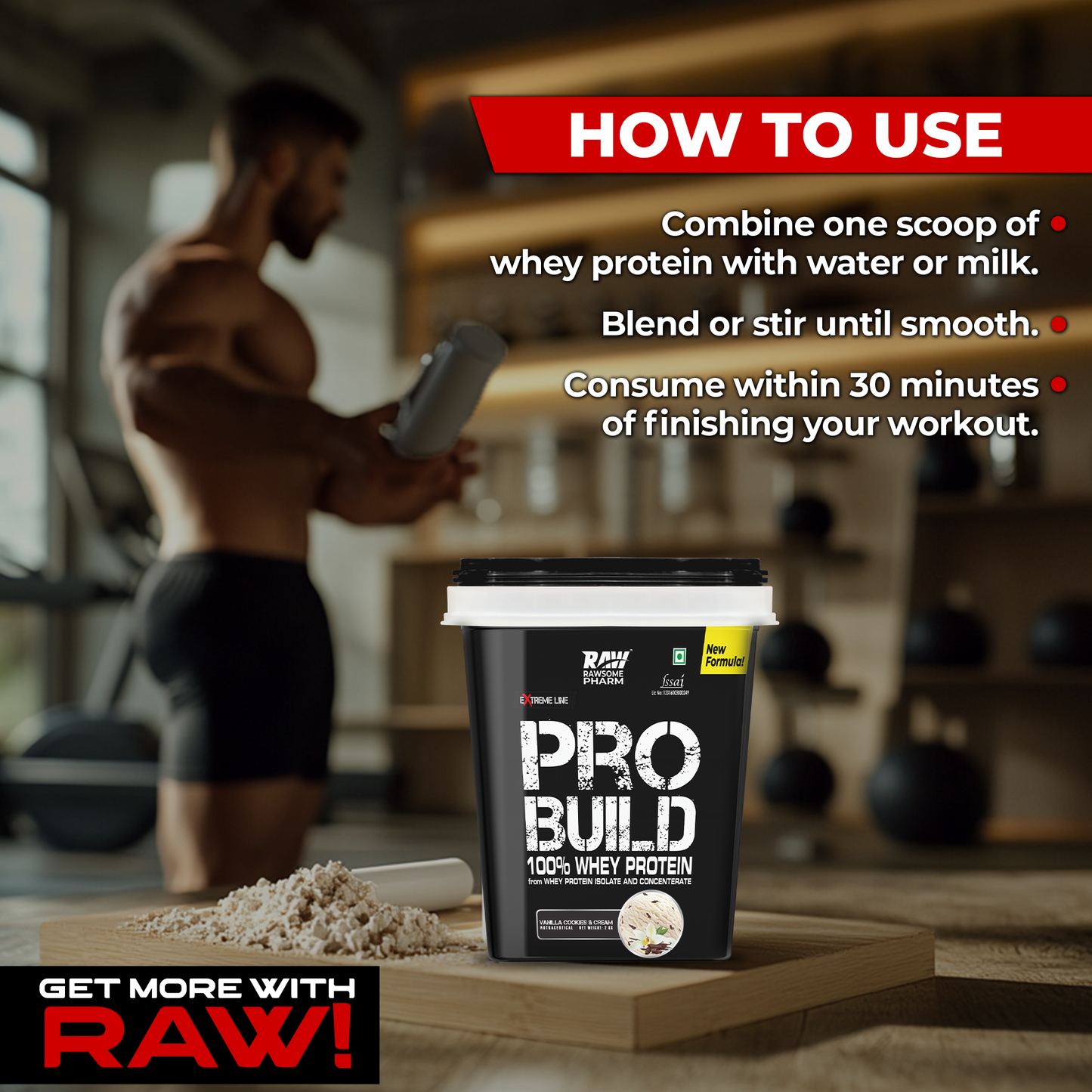 PRO BUILD 100% WHEY PROTEIN