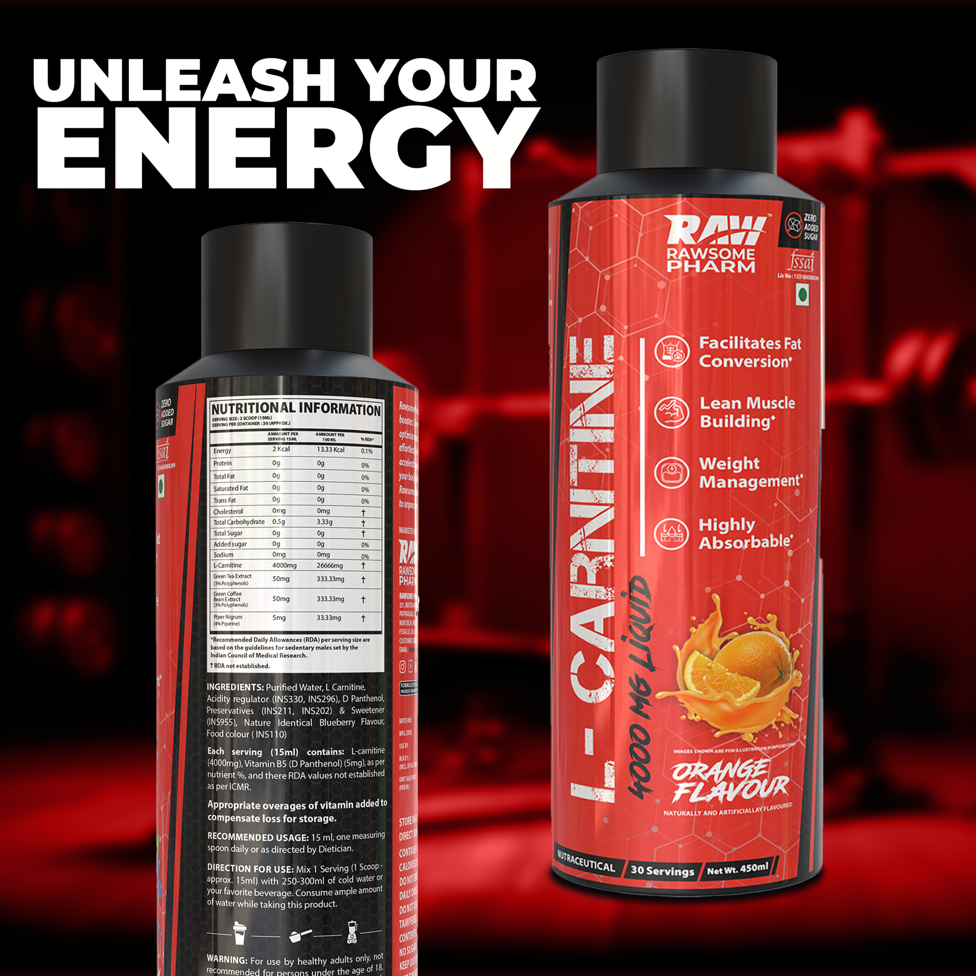 L- CARNITINE 4000MG LIQUID RAWSOME PHARM L- CARNITINE 4000MG LIQUID RAWSOME PHARM